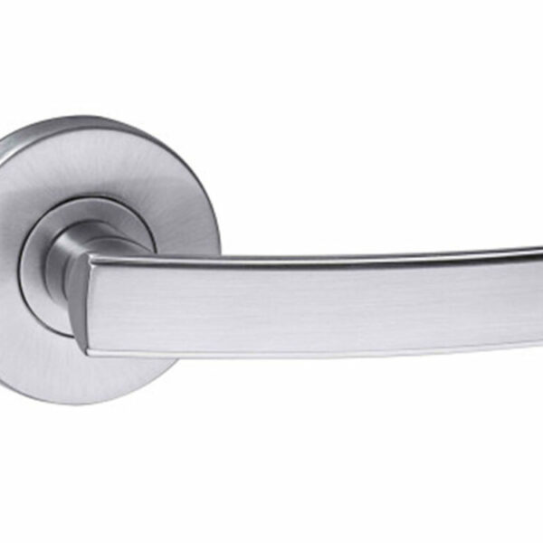 Schlage Element Series Bailey Lever Handles On Round Rose