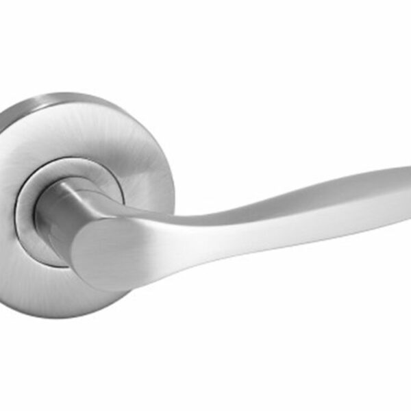 Schlage Element Series Carla Lever Handles On Round Rose