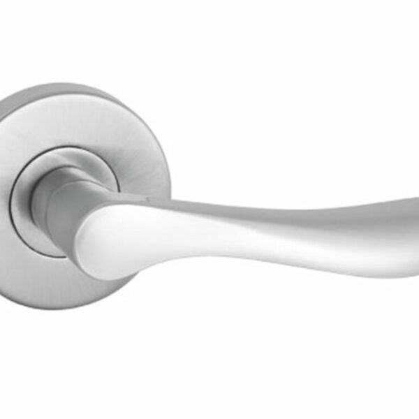 Schlage Element Series Florence Lever Handles On Round Rose