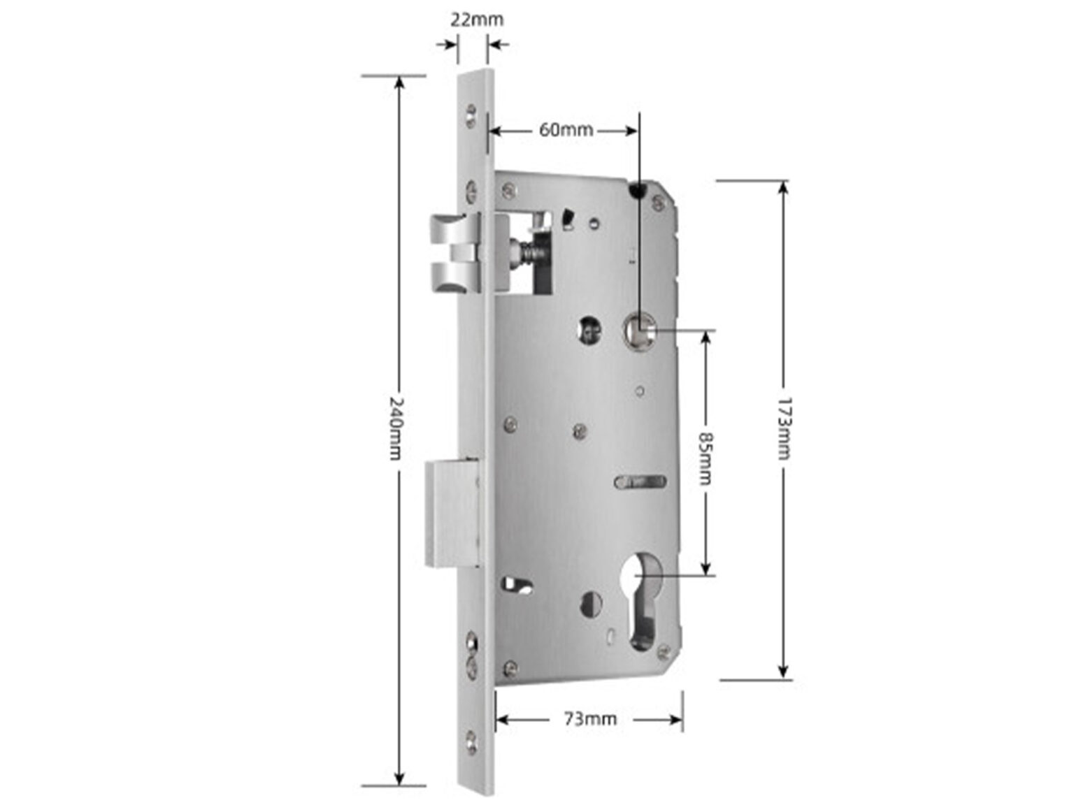 Schlage Artus Black Narrow Profile Lock Sets | $467.50 | Interior Effects