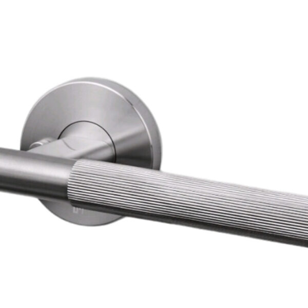 Buster+Punch Linear Steel Privacy Door Handle Set
