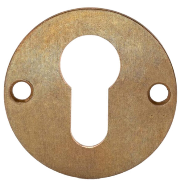 Edition + Office Bronze Euro Keyhole Escutcheons