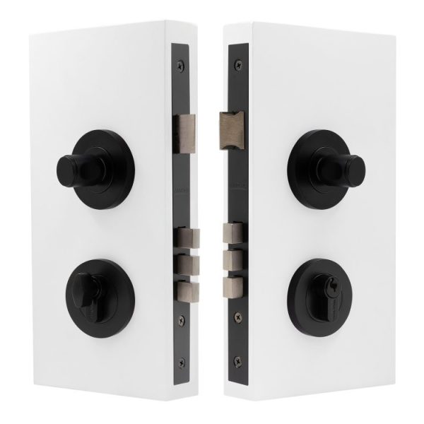 Windsor Round Double Turn Locksets Plain