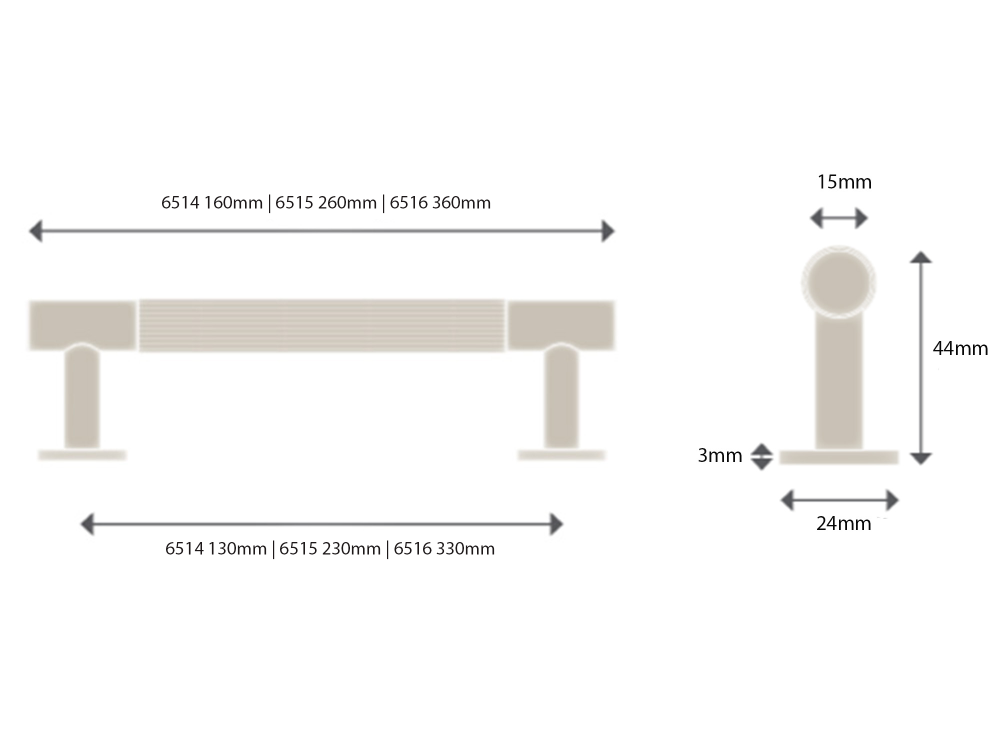 Windsor Orizon 230mm Cabinet Handles - Image 2