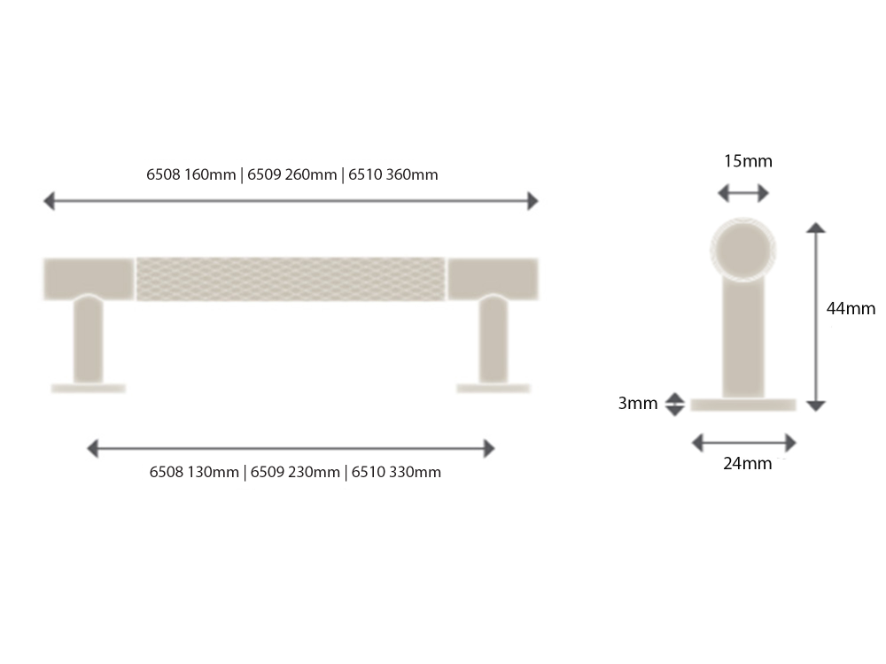 Windsor Vertex 130mm Cabinet Handles - Image 2