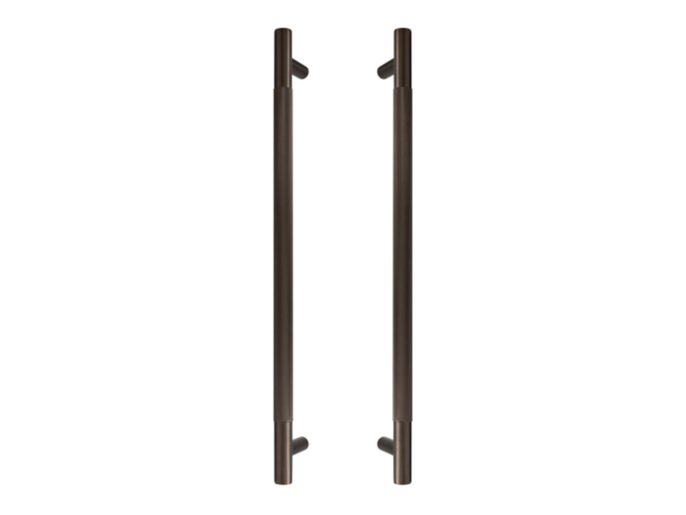 Windsor Solid Brass 450mm Linear Knurl Round Pull Handles - Image 7