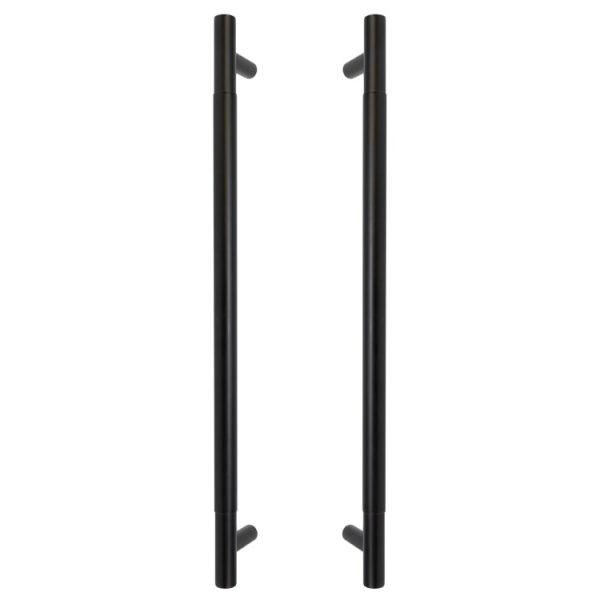 Solid Brass 450mm Plain Round Pull Handles