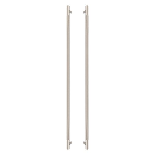 Solid Brass 900mm Diamond Knurl Round Pull Handles