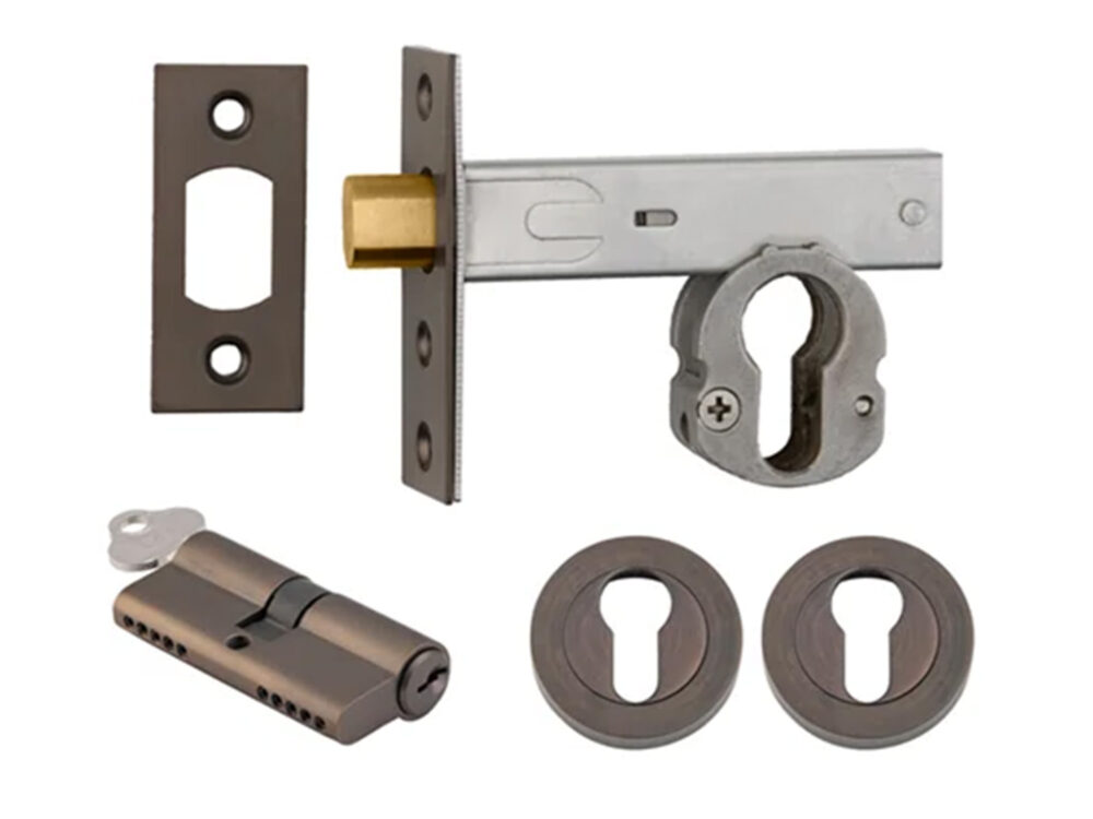 Iver Deadbolt Kit Round Escutcheon (Key/Key) - Image 2