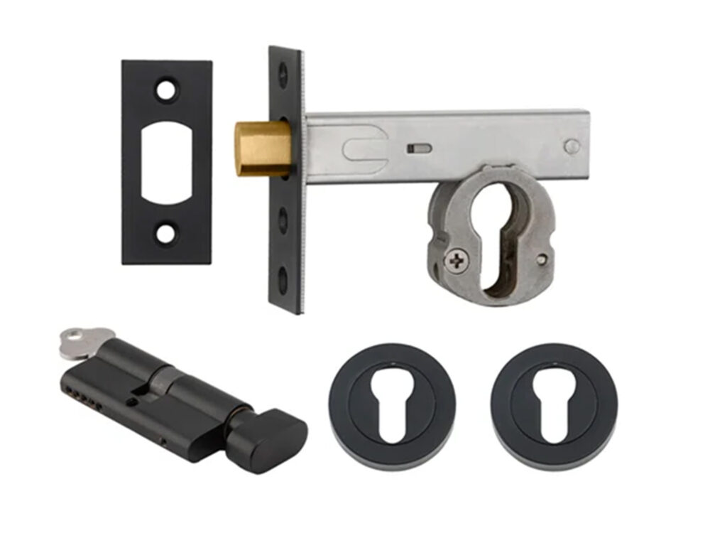 Iver Deadbolt Kit Round Escutcheon (Key/Turn) - Image 9