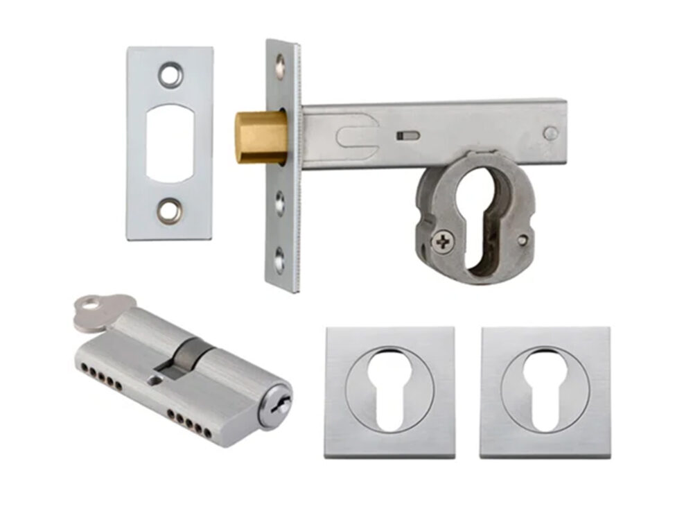 Iver Deadbolt Kit Square Escutcheon (Key/Key) - Image 6