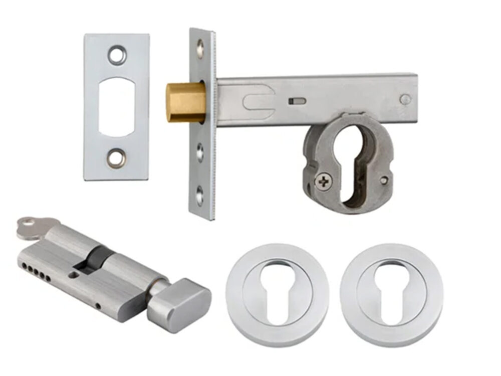 Iver Deadbolt Kit Round Escutcheon (Key/Turn) - Image 7