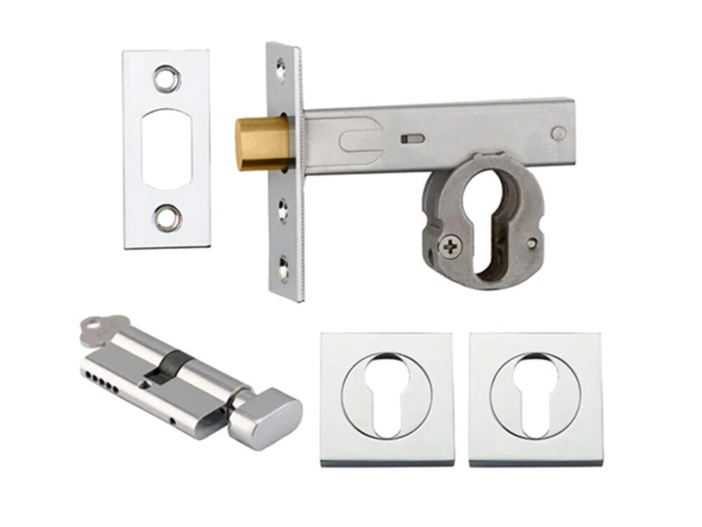Iver Deadbolt Kit Square Escutcheon (Key/Turn) - Image 5