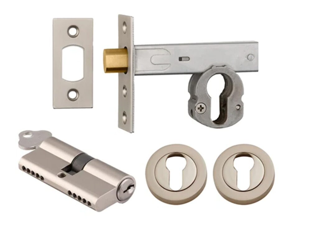 Iver Deadbolt Kit Round Escutcheon (Key/Key) - Image 3