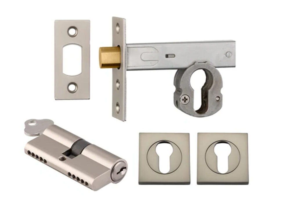 Iver Deadbolt Kit Square Escutcheon (Key/Key) - Image 10