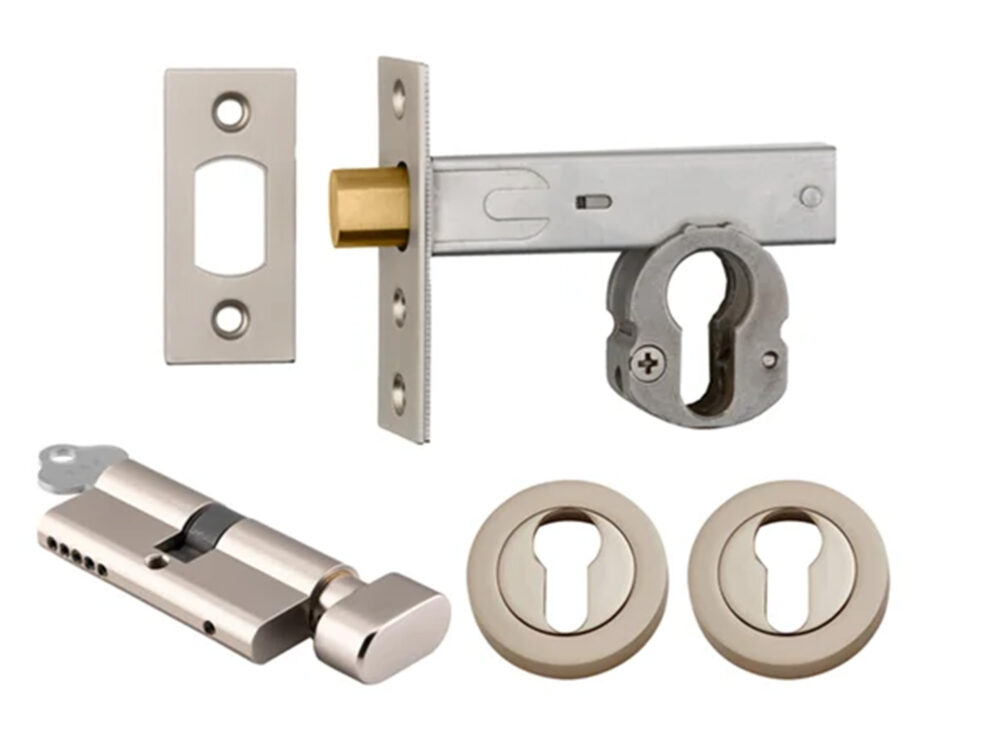 Iver Deadbolt Kit Round Escutcheon (Key/Turn) - Image 3