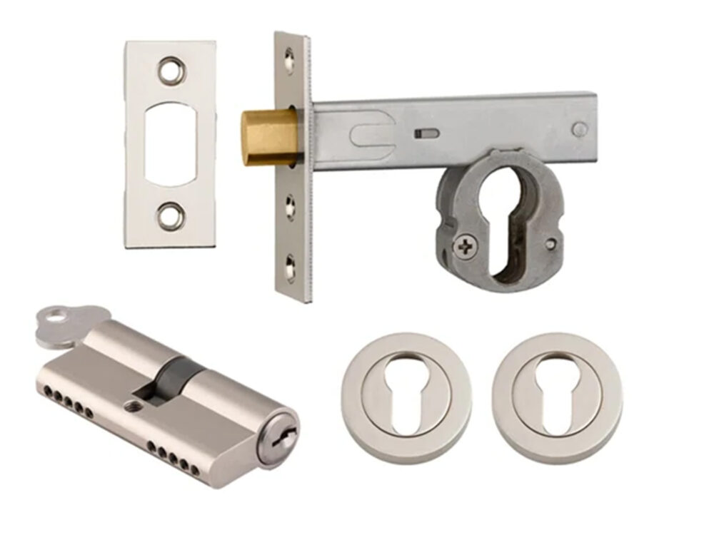 Iver Deadbolt Kit Round Escutcheon (Key/Key) - Image 4