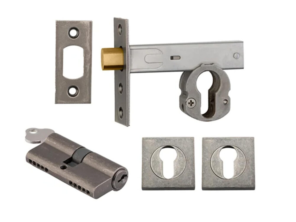 Iver Deadbolt Kit Square Escutcheon (Key/Key) - Image 8