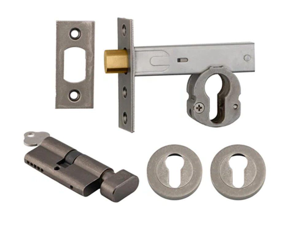 Iver Deadbolt Kit Round Escutcheon (Key/Turn) - Image 8