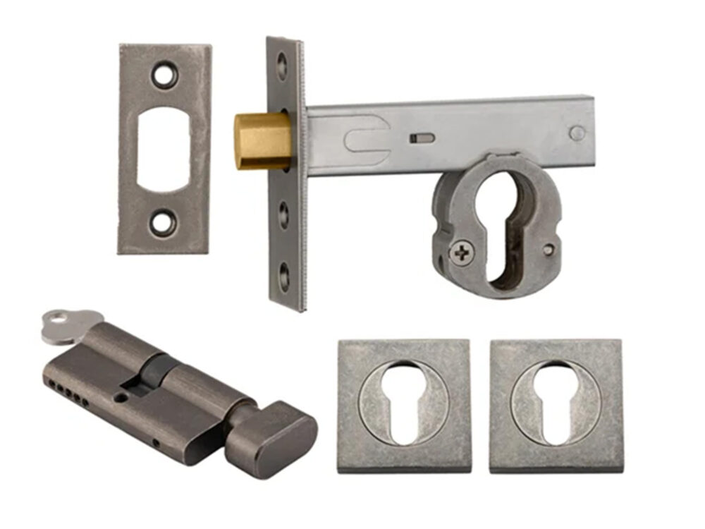 Iver Deadbolt Kit Square Escutcheon (Key/Turn) - Image 6