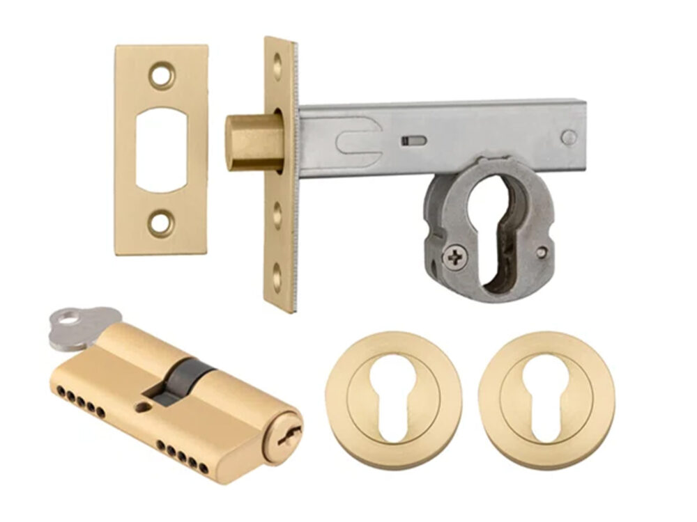 Iver Deadbolt Kit Round Escutcheon (Key/Key) - Image 10