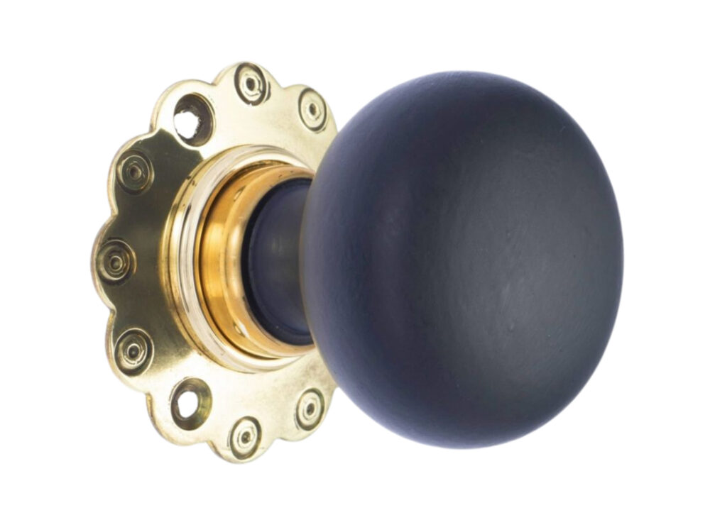 Ebonised Bun Door Knob