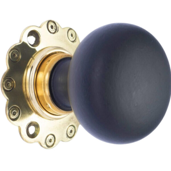 Ebonised Bun Door Knob