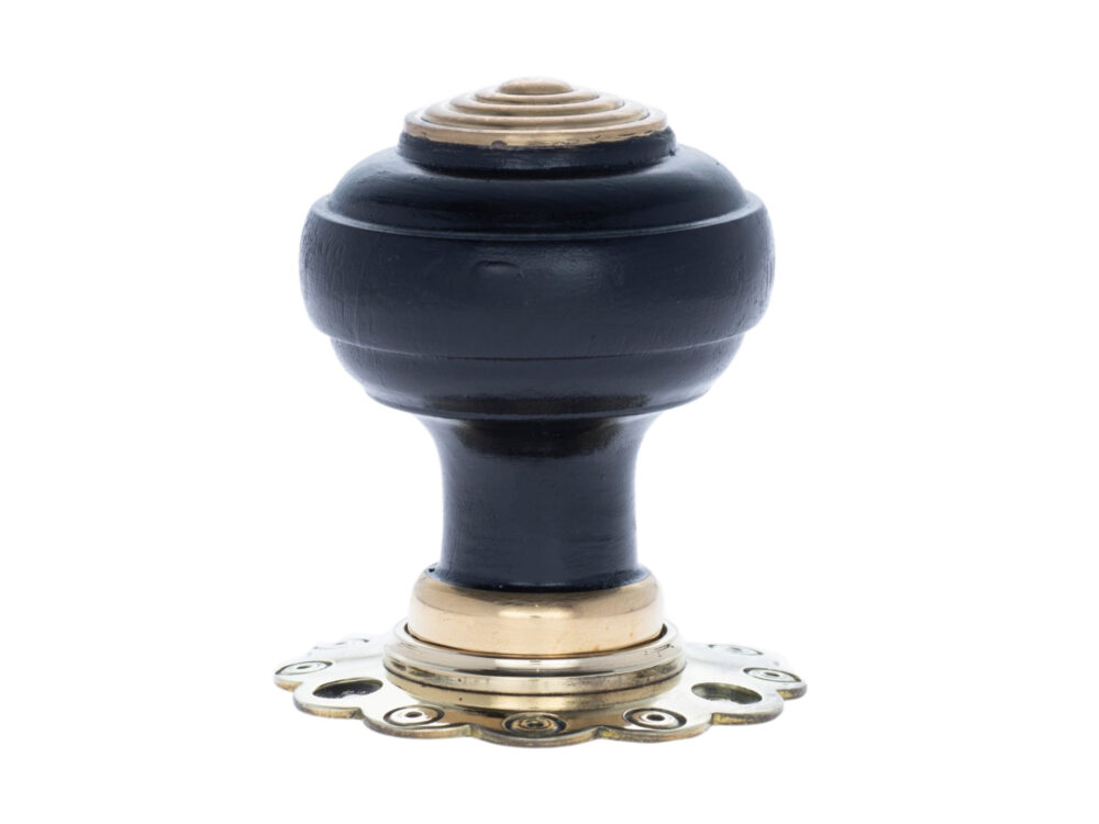 Ebonised Villa Door Knob - Image 2