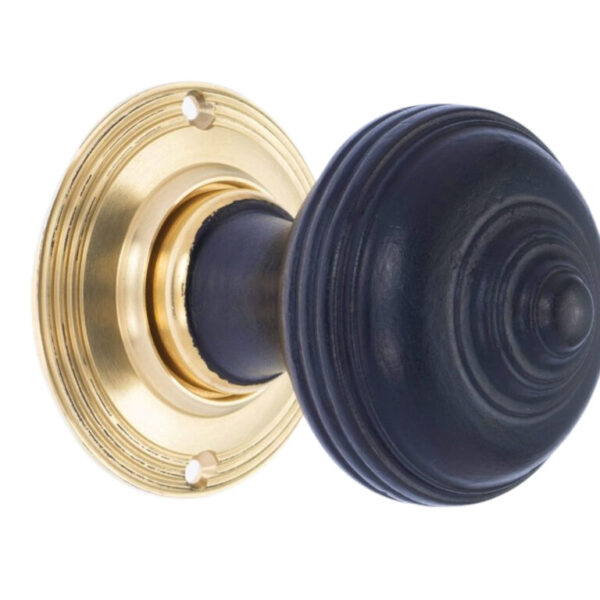 Ebonised Georgian Door Knob