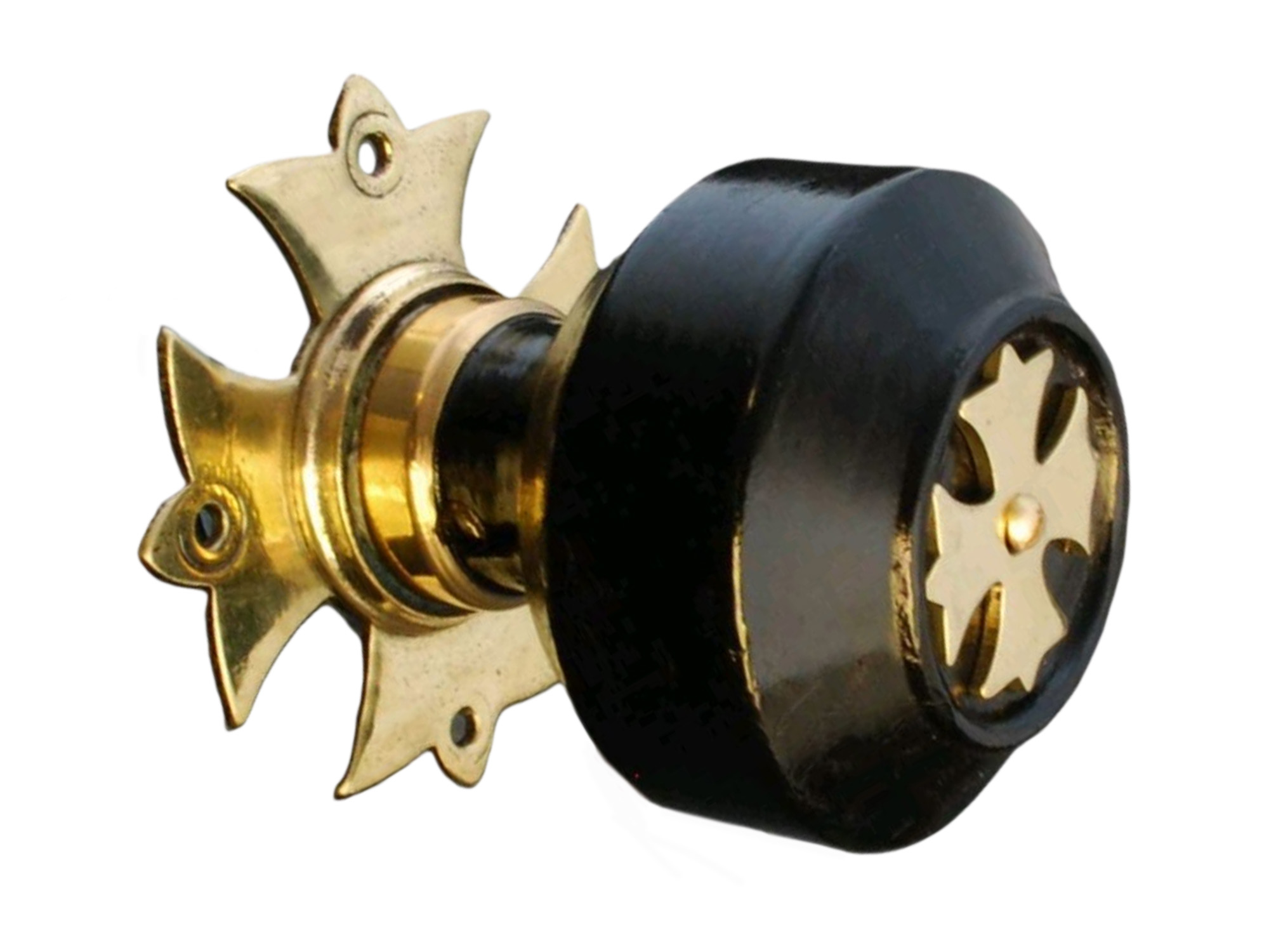 Ebonised Gothic Door Knob