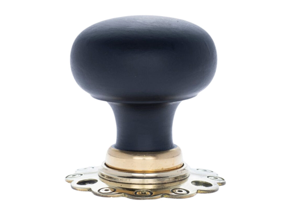 Ebonised Bun Door Knob - Image 3