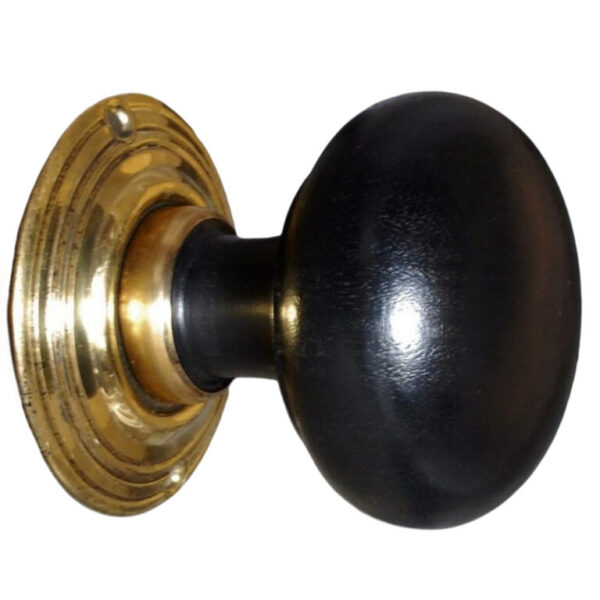 Ebonised Large Bun Door Knob