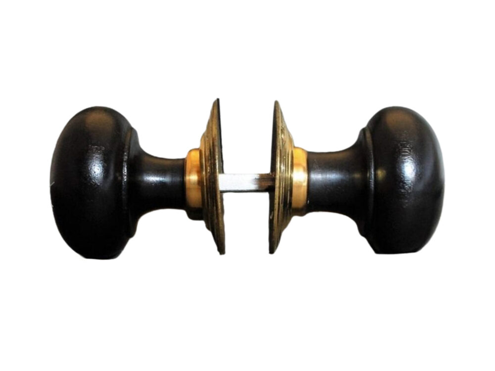 Ebonised Large Bun Door Knob - Image 2