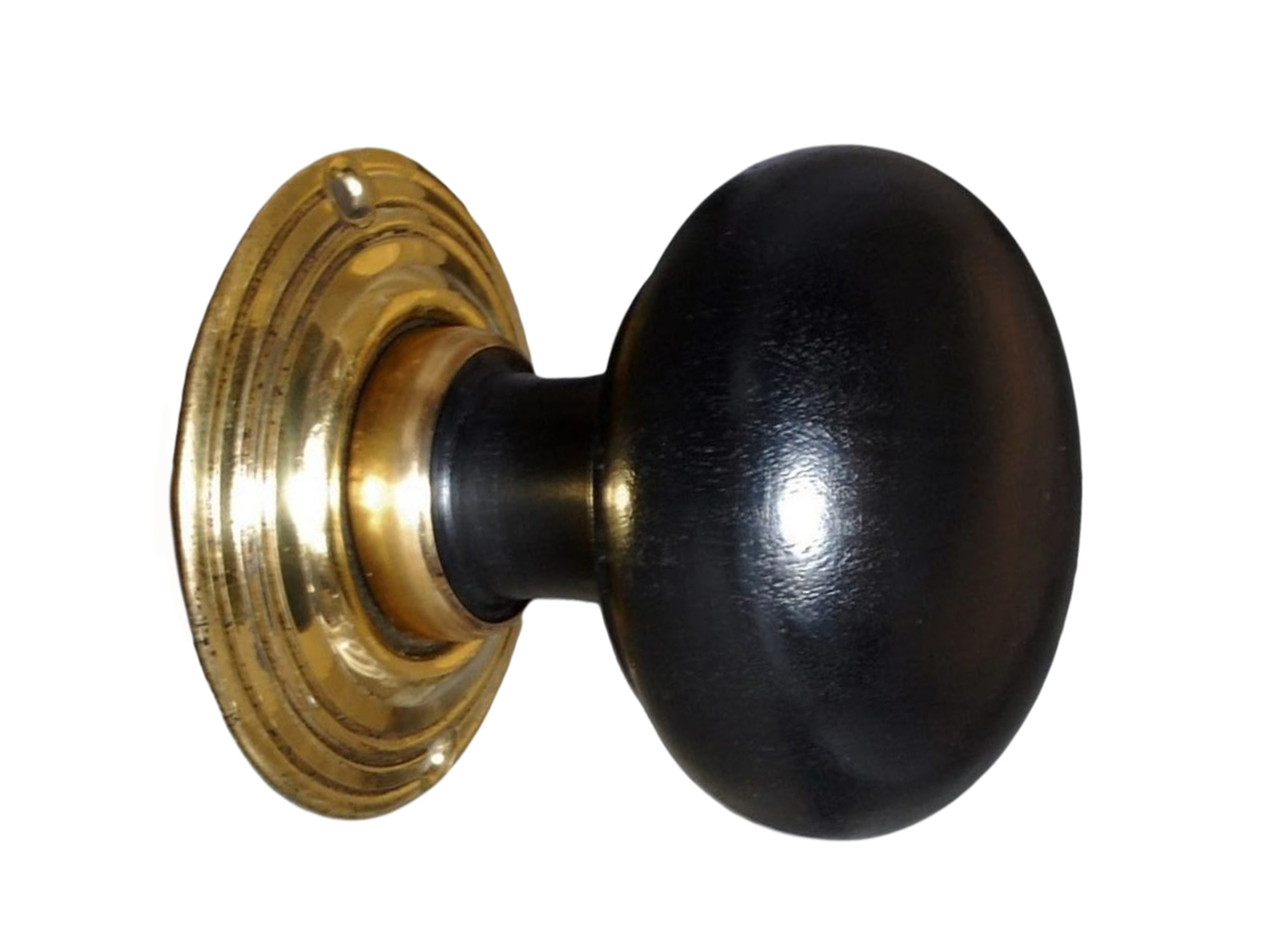 Ebonised Large Bun Door Knob