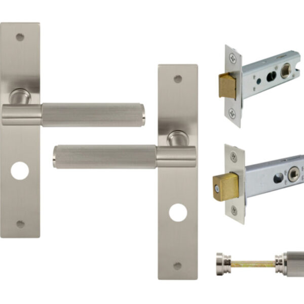 8488BN Nido Verge Privacy Set Levers On Long Plate