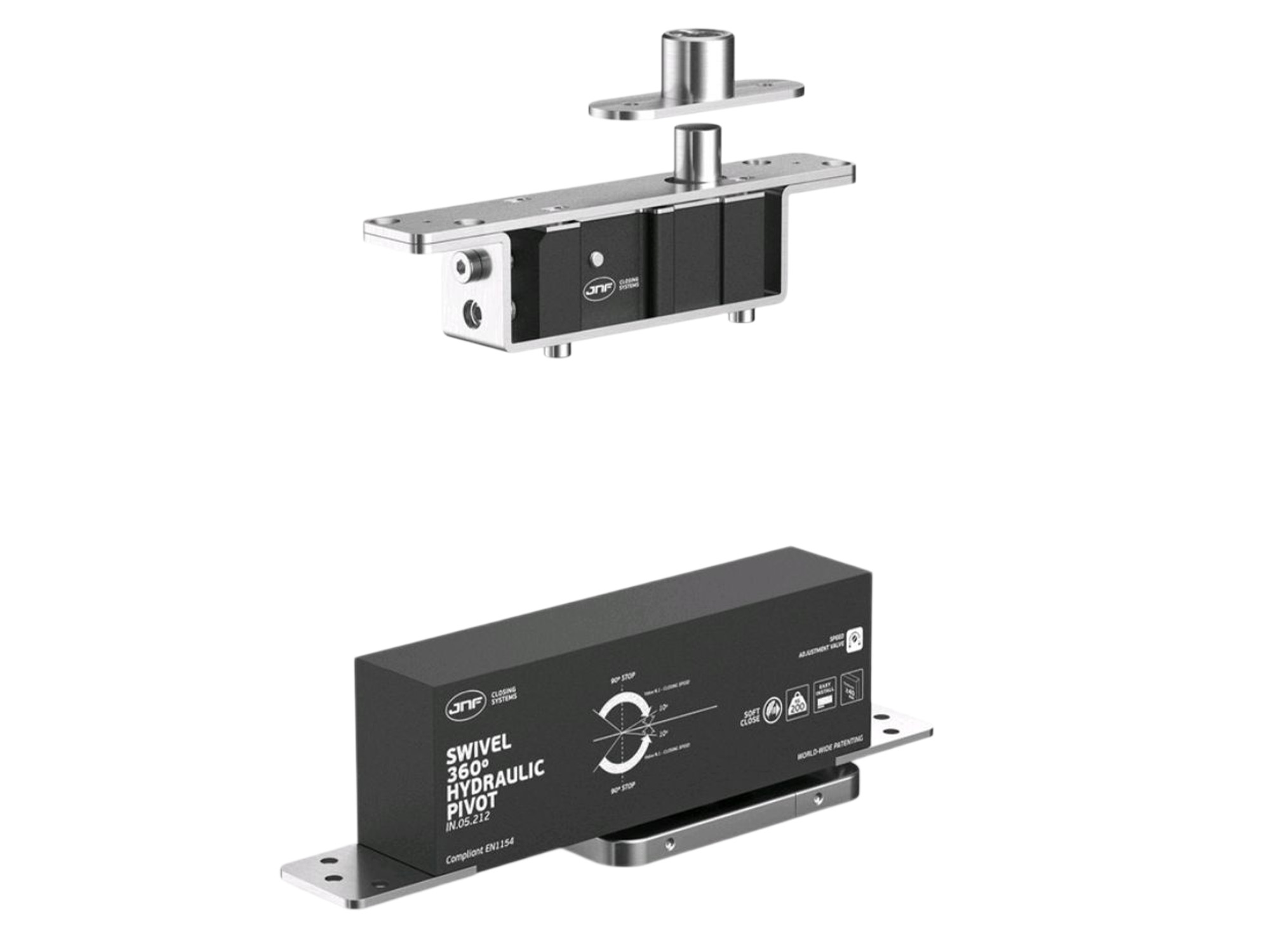 JNF 200kg Hydraulic Pivot For Heavy Duty Wooden Doors