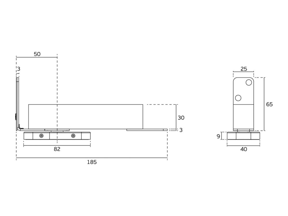 JNF 60kg Hydraulic Pivot For Wooden Doors - Image 2