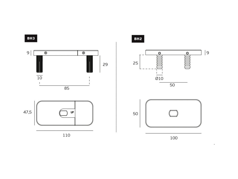 JNF 500kg Free Swing Pivot Set For Heavy Duty Timber Doors - Image 4