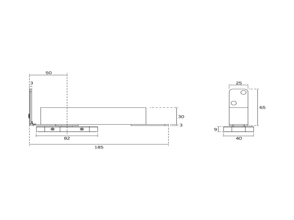 JNF 60kg Hydraulic Timber Door Pivot - Image 2