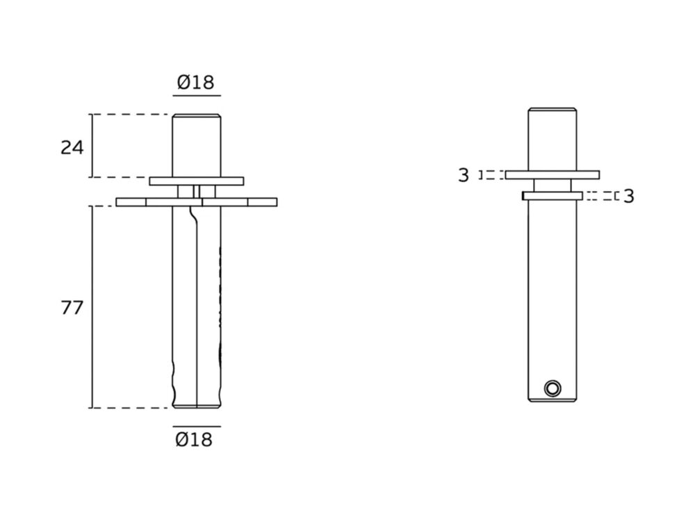 JNF 60kg Hydraulic Timber Door Pivot - Image 3