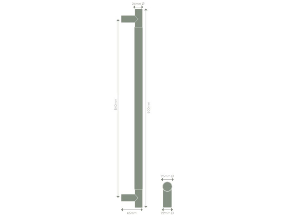 Windsor Milford 600mm Brass Pull Handles - Image 10