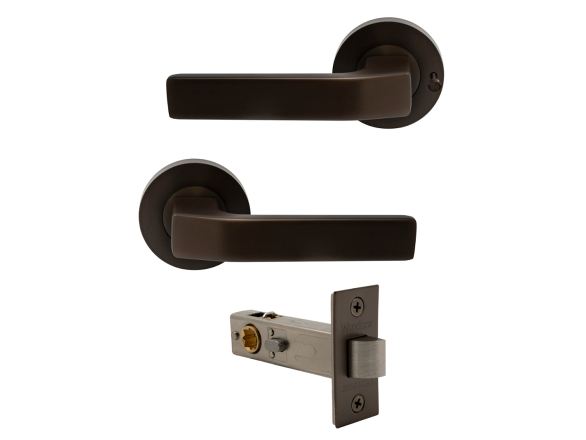 7195CCB Windsor Galaxy Qube Integrated Privacy Sets On Round Rose