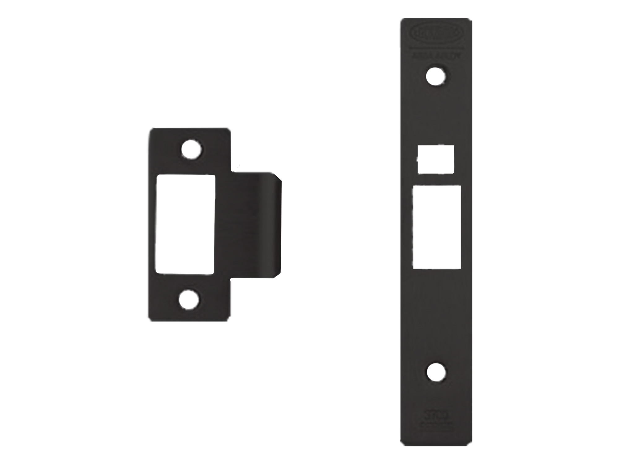 3772-FINKITMBK Lockwood 3772 Finish Conversion Kit Strike and Faceplate