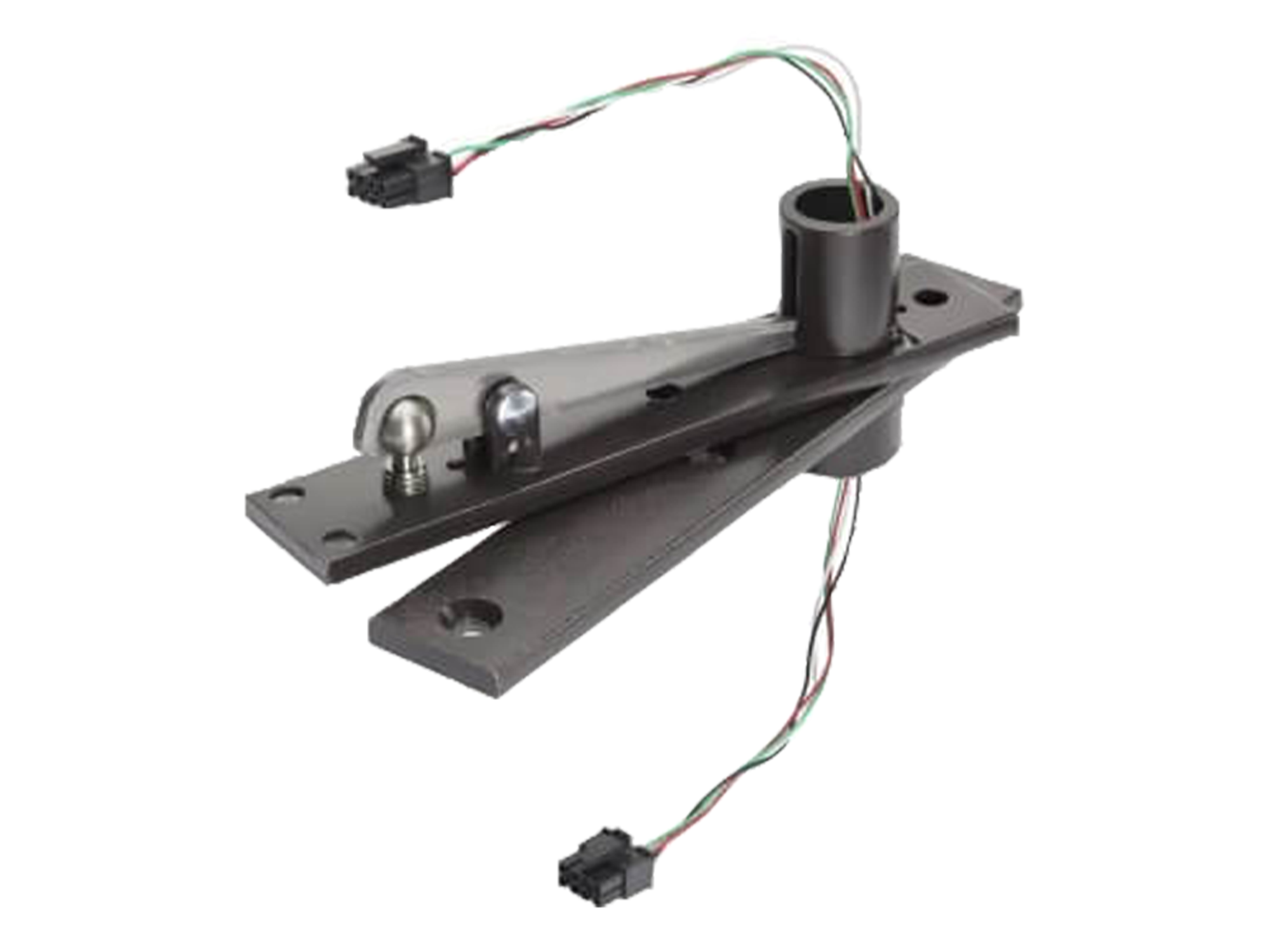 Centre hung heavy duty top pivot with power transfer cable
