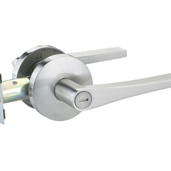 Micco Lever handles on 65mm Round Rose