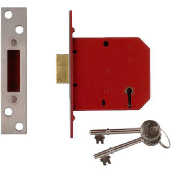 Union 5 Lever 44.5mm Backset Deadlock